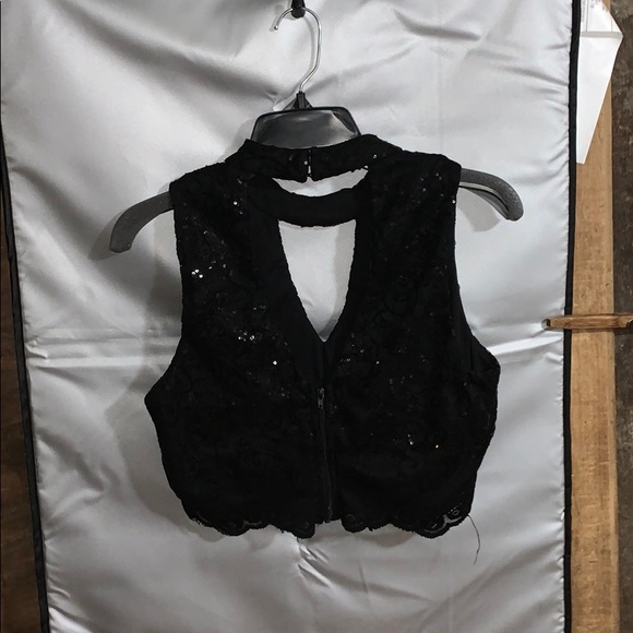 Two-Piece Homecoming Dress - Picture 2 of 3